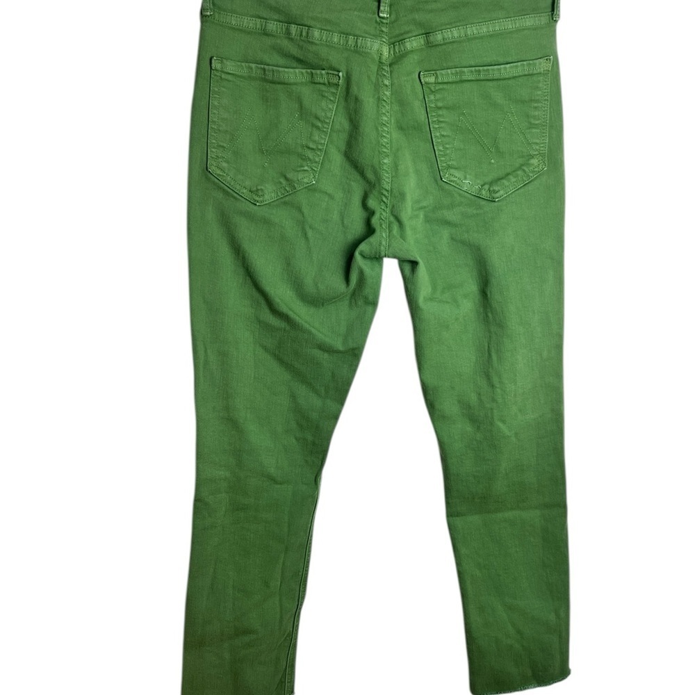 Mother The Mid Rise Dazzler Ankle Fray Play Date in Juniper Size 29 - Picture 7 of 13